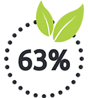 63% אורגני